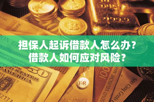 济南担保人起诉借款人怎么办？借款人如何应对风险？