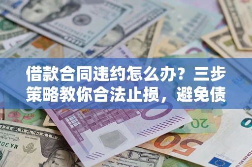 济南借款合同违约怎么办？三步策略教你合法止损，避免债务危机升级